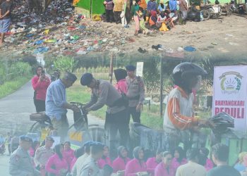 Dari TPA hingga Terminal, Aksi Berbagi Takjil Batalyon B Satbrimob Polda Sumut