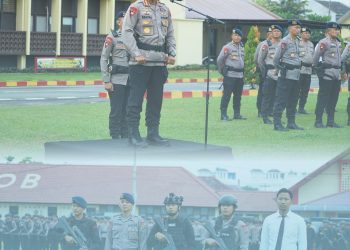 Siaga Hadapi Dinamika Keamanan, Personel Brimob Sumut Ikuti Apel Kesiapsiagaan