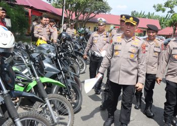 Kapolres Binjai Cek Kesiapan Kenderaan Dinas Menjelang Operasi Ketupat Toba 2026