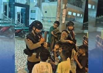 Patroli Ramadhan Humanis, Patroli Gabungan Jamin Keamanan Tarawih di Tebing Tinggi