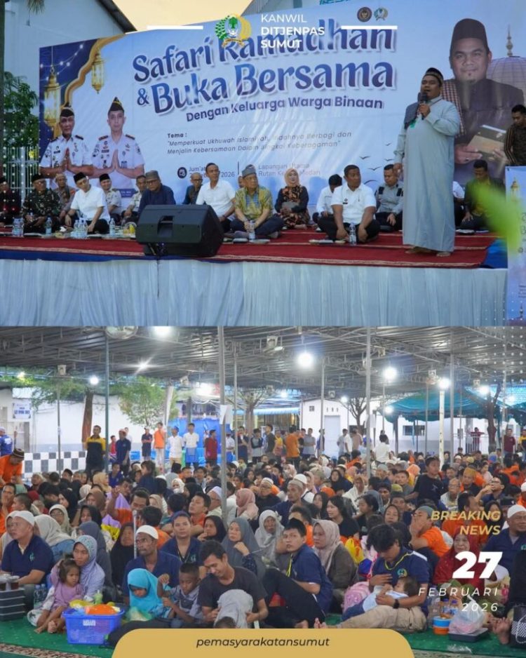 Kelas I Medan, Kakanwil Ditjenpas Sumut Perkuat Sinergi dan Kepedulian Sosial