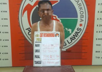 Sering Transaksi dan Konsumsi Narkoba Didalam Rumah, seorang Pengedar Sabu di Barumun Diringkus Polisi