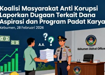 Kejaksaan Negeri Kebumen Terima Laporan Koalisi Masyarakat Anti Korupsi, Terkait Dugaan Dana Aspirasi dan Program Padat Karya