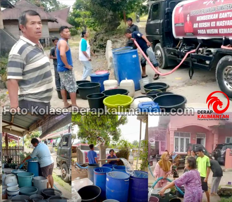 Rapidin Simbolon:Pengerahan Mobil Tangki Air Bersih Merupakan Bentuk Kehadiran Nyata PDI Perjuangan di Tengah Masyarakat