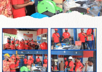 Masyarakat Kamoro Hiripau Ikut Pelatihan Welder di LPK Merah Putih Nawaripi