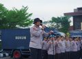 Wakapolda Kaltim Pimpin Apel Konsolidasi, Pengamanan Aksi Mahasiswa di Samarinda Berlangsung Kondusif