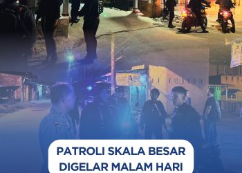 Patroli Skala Besar Digelar Malam Hari, Brimob Sumut Dukung Pengamanan Belawan