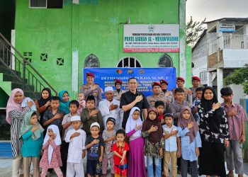 Ramadhan Penuh Kepedulian, Ditressiber Polda Sumut Berbagi Kebahagiaan dengan Anak Panti di Patumbak