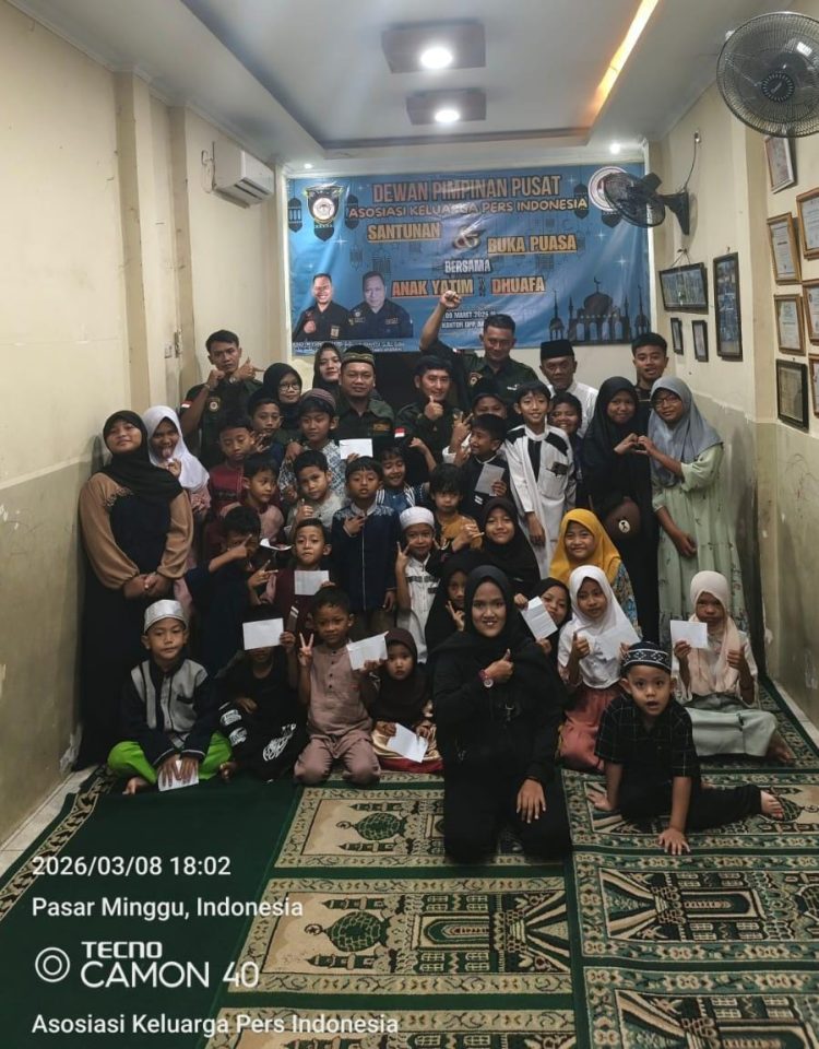 Ramadhan Penuh Kepedulian, DPP AKPERSI Gelar Santunan dan Buka Puasa Bersama Anak Yatim dan Dhuafa