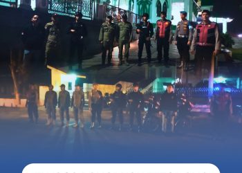 Menjaga Ramadhan Tetap Aman, Brimob Bersinergi Patroli Asmara Subuh Hadir di Jalanan Kota Tebing Tinggi