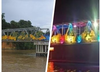 Jembatan Sambaliung Padat Merayap Sejak Awal Ramadhan, Warga Keluhkan Minimnya Pengaturan Lalu Lintas