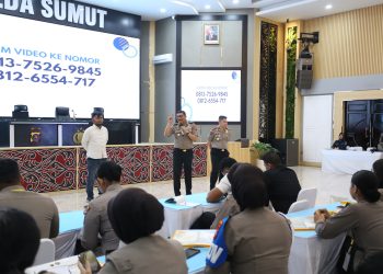 Polda Sumut Gelar Pelatihan Kehumasan, Personel Belajar Teknik Hook Berita hingga Editing Video