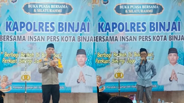 Kapolres Binjai Gelar Buka Puasa Bersama Insan Pers Se-Kota Binjai