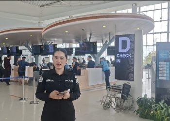 Satgas Humas Ops Ketupat Mahakam 2026 Live Report Situasi Arus Mudik di Bandara SAMS Sepinggan Balikpapan
