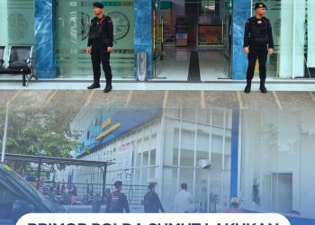 Brimob Polda Sumut Lakukan Pemantauan Keamanan di Terminal Amplas