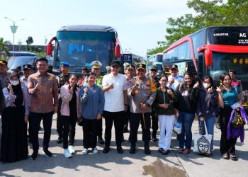 Polda Sumut Berangkatkan 192 Pemudik dalam Program Mudik Gratis Presisi 2026