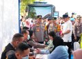 Polda Sumut Sediakan Layanan Kesehatan Gratis bagi Pemudik dan Sopir Bus
