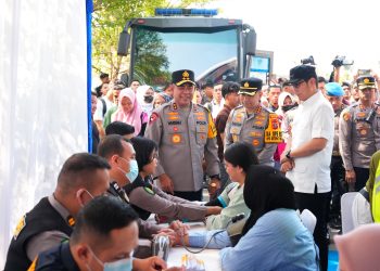 Polda Sumut Sediakan Layanan Kesehatan Gratis bagi Pemudik dan Sopir Bus