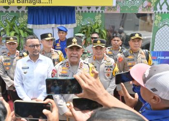 Kapolda Sumut Cek Arus Mudik di Labusel, Pantauan Real Time Andalkan Google Maps dan CCTV