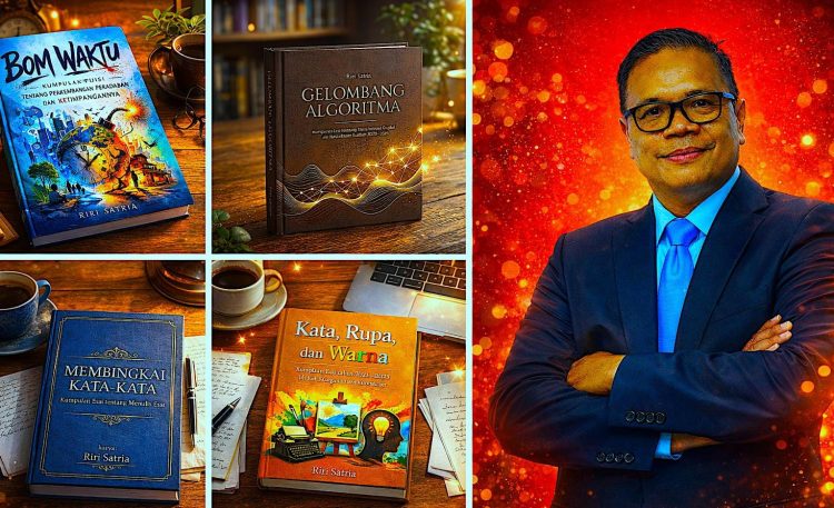 Riri Satria Siapkan Empat Buku Sekaligus Pada Tahun 2026, Angkat Tema Teknologi, Kebudayaan, dan Kegelisahan Zaman