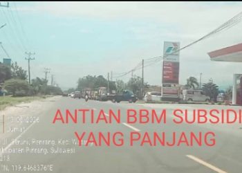 MAFIA BBM BERSUBSIDI DI KABUPATEN PINRANG DIDUGA BERJALAN LANCAR DAN AMAN.