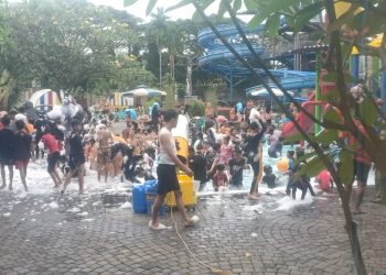 Sweaming Pool Puri Beta Satu Larangan Kota Tangerang, Jadi Magnet Saat Lebaran