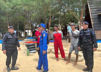 Brimob Polda Kaltim Intensifkan Patroli di Kawasan Wisata Balikpapan Pasca-Lebaran