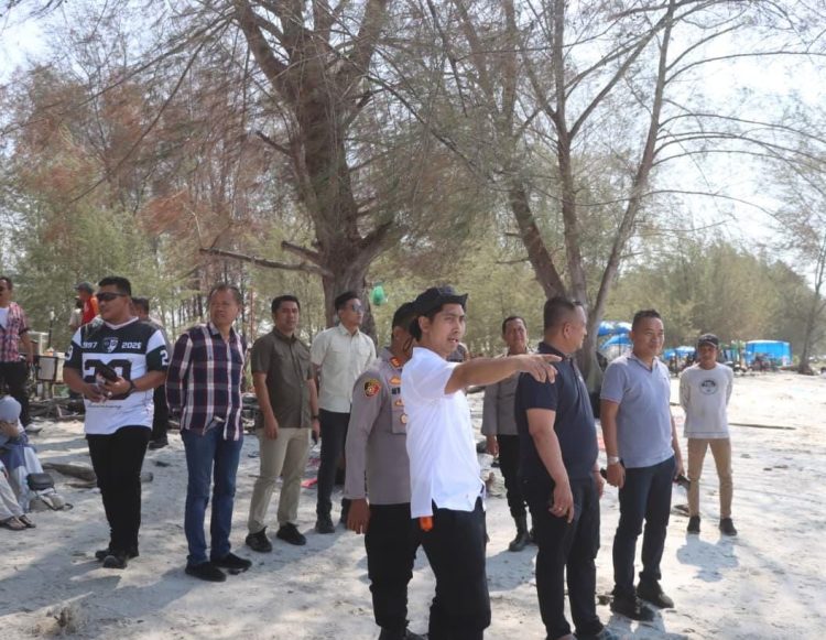 Kapolres Batubara pimpin monitoring langsung Pantai Sujono jelang Lebaran, fokus keamanan dan keselamatan wisatawan