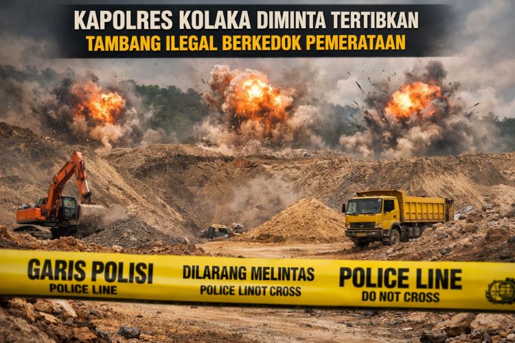 Jejak Tambang Ilegal di Kolaka: Material Dijual, Dalih Pemerataan Dipakai