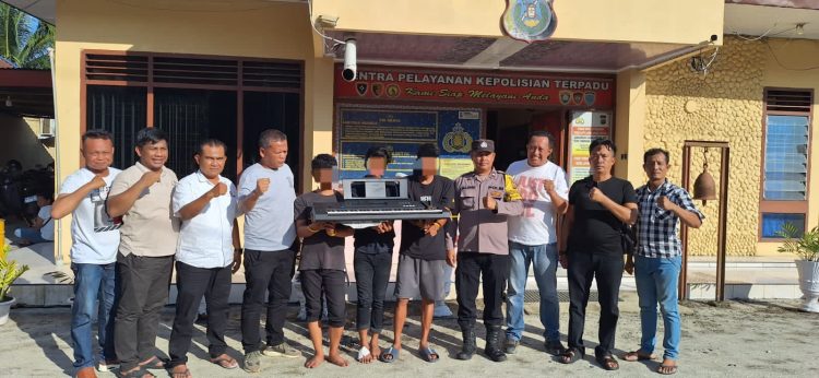 Kurang dari 24 Jam, Polsek Bangun Bekuk Tiga Pelaku Bobol Rumah Polwan