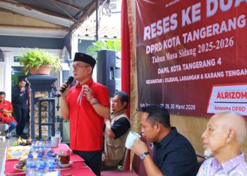 Reses Alrizoma Akrom Anggota DPRD Kota Tangerang Fraksi PDI Perjuangan: Warga Meminta Solusi Nyata Penanganan Banjir dan Sampah
