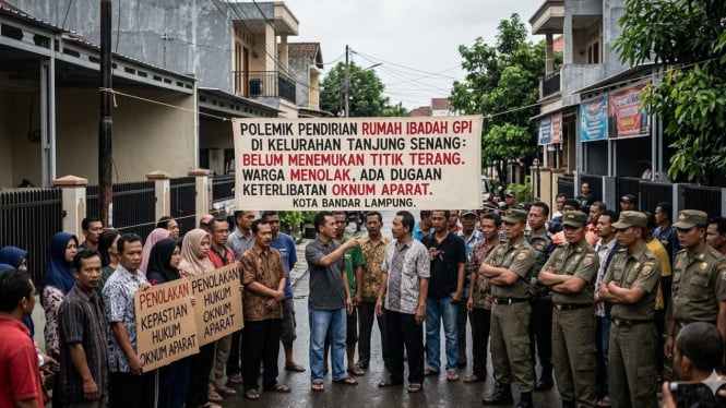 Muncul Dugaan Keterlibatan Oknum Aparat Polemik Pendirian Gereja di Tanjung Senang Jadi Semakin Rumit