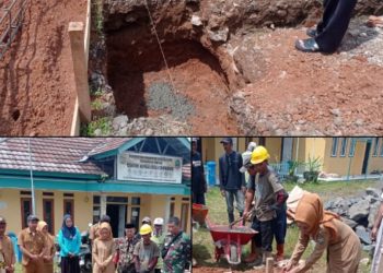 Peletakan Batu Pertama Pembangunan Koperasi Merah Putih di Desa Cikondang