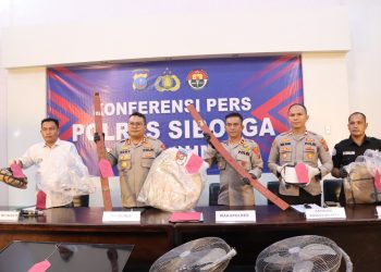 Polres Sibolga Ungkap Dua Kasus Curat, Enam Tersangka Diamankan