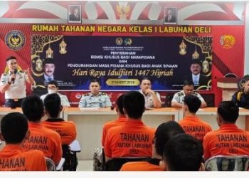 Sidang Tim Pengamat Pemasyarakatan TPP Rutan Kelas 1 Labuhan Deli evaluasi Terhadap Perkembangang Perilaku Dan Dalam Pembinaan