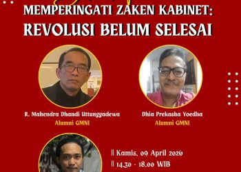 DPD GMNI DKI Jakarta Dan Institut Marhaen 27 Mengundang Diskusi Publik, Dalam Memperingati Zaken Kabinet Dengan Tema “Revolusi Belum Selesai”