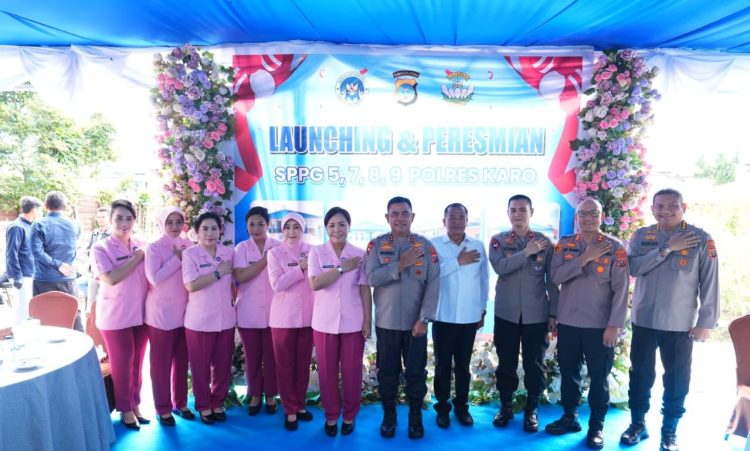 Kapolda Sumut resmikan empat SPPG Polres Karo dukung program MBG
