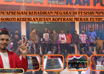 GMNI Mimika Apresiasi Peresmian Koperasi Merah Putih di Pesisir Atuka, Dorong Pengawasan dan Keberlanjutan Program