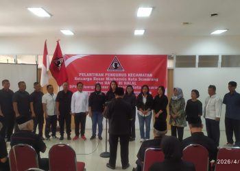 KBM Jateng Lantik 15 DPK Kecamatan di Semarang, Tekankan Persatuan dan Nilai Marhaenisme