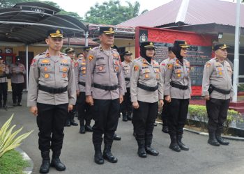 Kapolres Binjai Serah Terimakan Jabatan Kasat Binmas dan Kapolsek Binja Utara