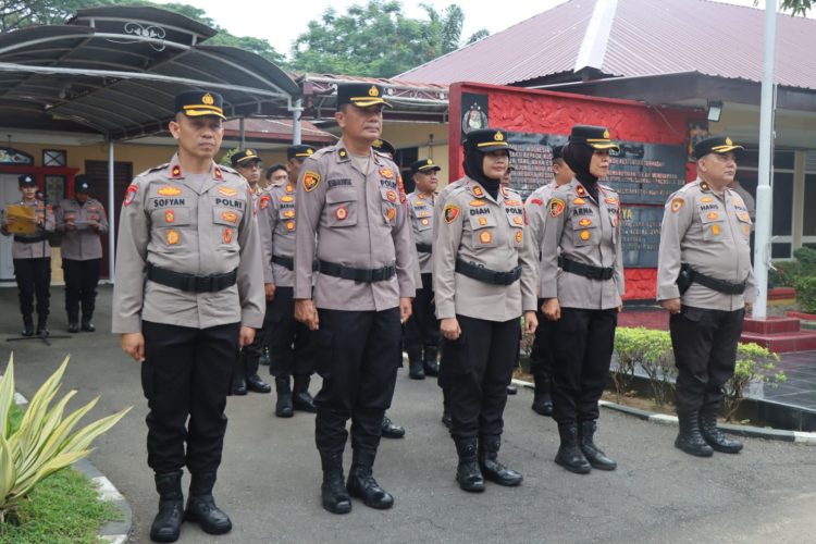 Kapolres Binjai Serah Terimakan Jabatan Kasat Binmas dan Kapolsek Binja Utara
