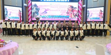 Kapolda Sumut Lepas Kontingen Kemala Run 2026 ke Bali, Tekankan Sportivitas dan Soliditas Keluarga Besar Polri