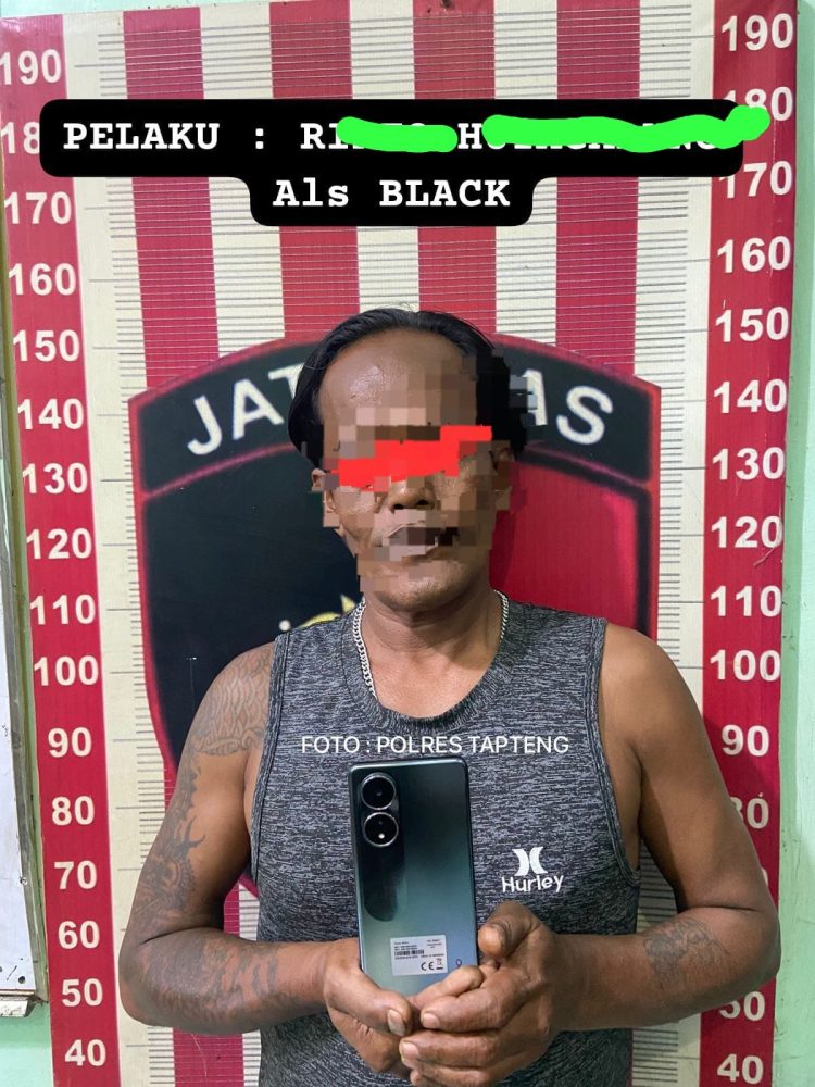 Polres Tapanuli Tengah Ringkus Residivis Pencuri Ponsel, Beraksi di Dua Lokasi Berbeda