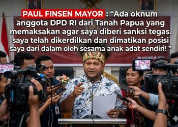Tanggapan Senator Paul Finsen Mayor: “Semua Kembali ke Masyarakat Papua”