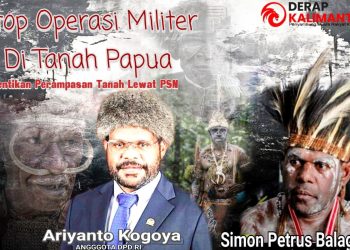 Anggota DPD Desak Setop Operasi Militer di Papua, Simon Balagaize: “Hentikan Juga Perampasan Tanah Lewat PSN”