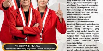 Vinechya D Muna Ketua DPP GMNI Bid.Pergerakan Perempuan, Menyebut Tiga Komitmen Utama Gerakan Sarinah Pada Momen Hari Kartini 2026 Apa Saja?
