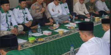Kapolsek Pancur Batu Hadiri Istighosah Akbar, Serukan Kekuatan Doa Jaga Kamtibmas