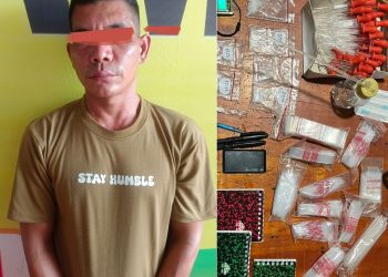 Sempat Kabur Lompat ke Sungai Saat Digrebek, Bandar Sabu di Desa Pamah Akhirnya Ditangkap di Aceh 