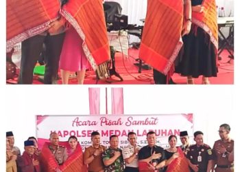 Sertijab Kapolsek Medan Labuhan dari Kompol.T.Sibuea, SH MH pada AKP.Raja Putra Napitupulu, SH, MH ”Masalah Narkoba,Tauran & Begal Menjadi PR”