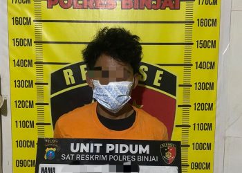 Motor Vario Di Parkiran Fitnes Kota Binjai Raib, Team Cobra Satreskrim Polres Binjai Gelandang Pelakunya Ke Mapolres Binjai